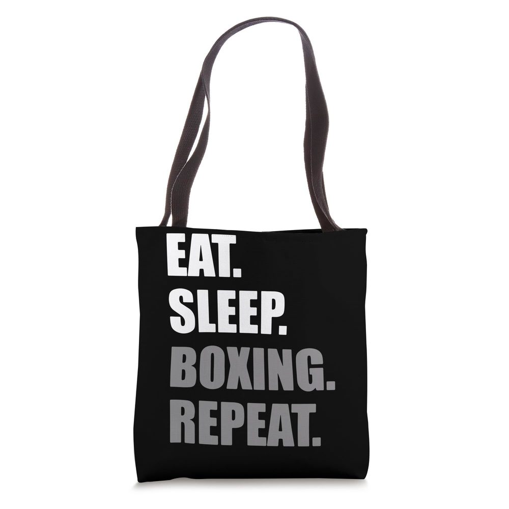 Eat Sleep Boxing Repeat Offers Others, Lads And Men Tote Bag :)